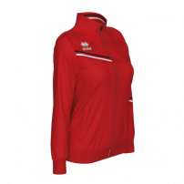 Спортивна куртка жіноча Errea ESTELLA Червоний/Чорний/Білий